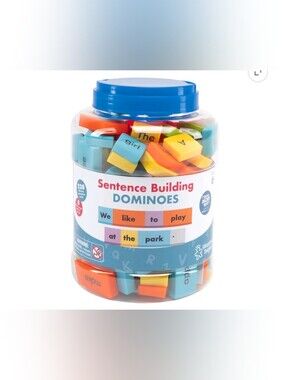 Educational Insights Sentence Building Dominoes, Plastic, Classroom Tools, Early